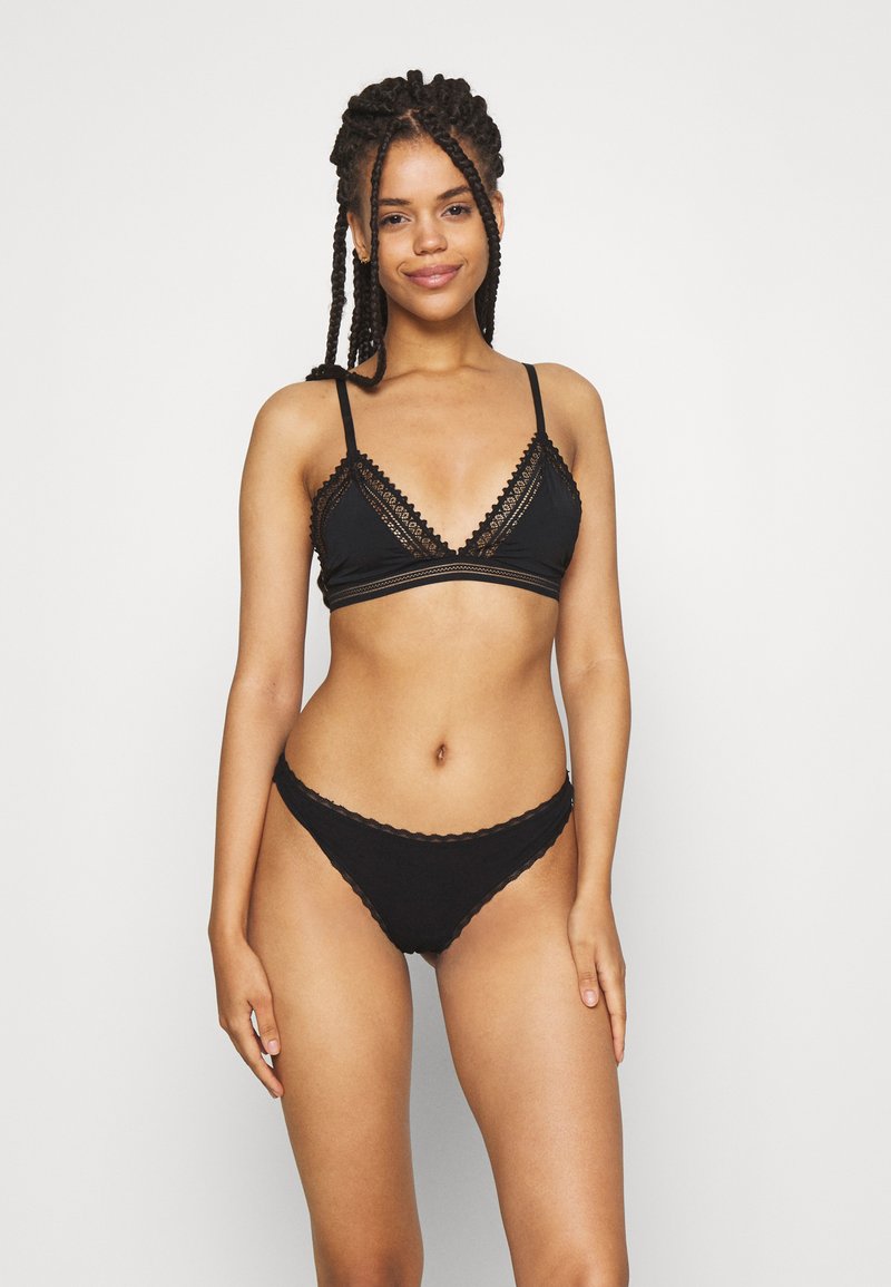 Anna Field - IRIS 5PP THONG - String - black, Forstørre