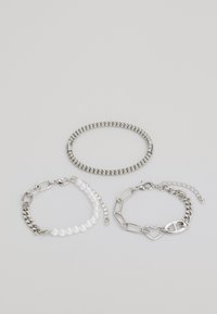 UNISEX 3 PACK - Zapestnica - silver-coloured