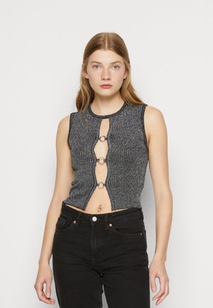 SPACE - Top - metallic silver