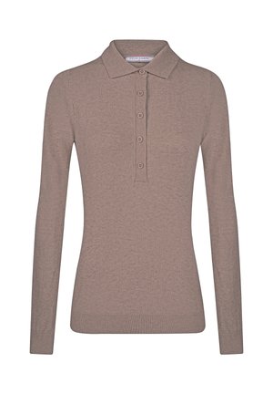 BUTTONED - Poloshirts - brown