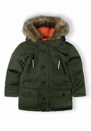 PARKA WITH FUR TRIM HOOD - Hoodie - khaki orange