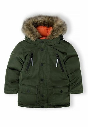 MINOTI PARKA WITH FUR TRIM HOOD - Wintermantel - khaki orange