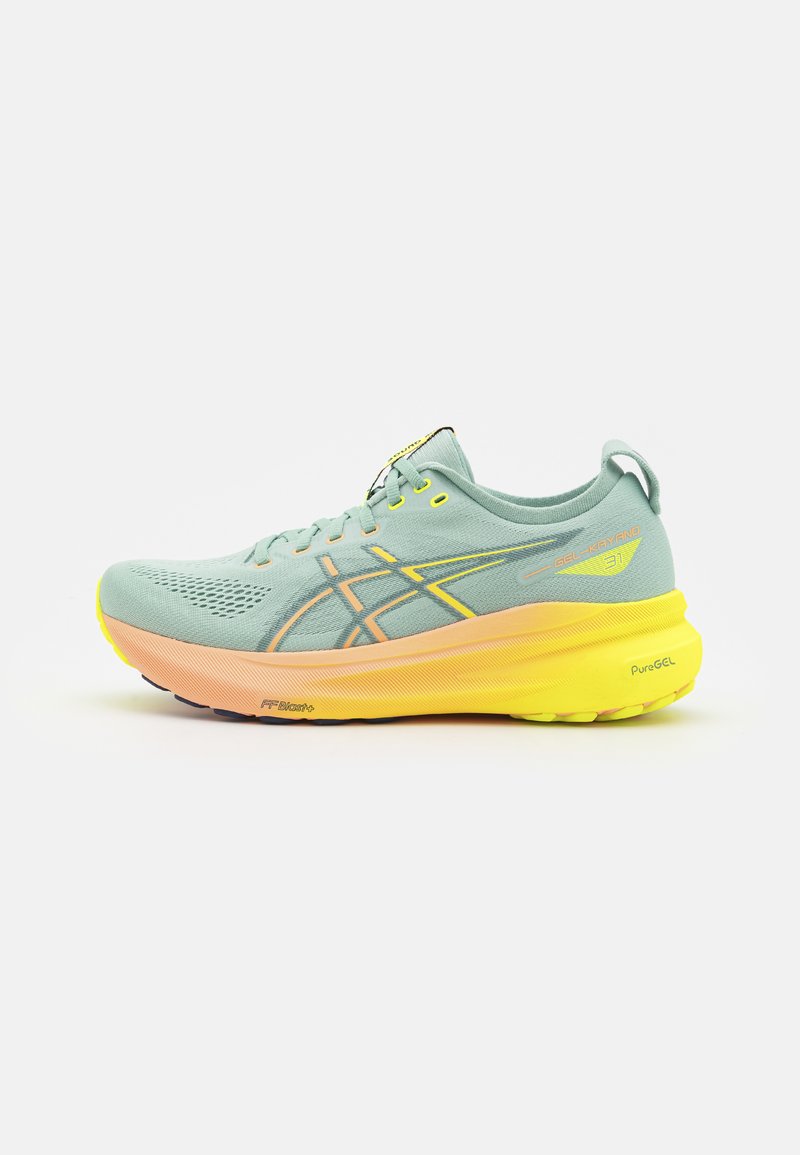 ASICS GEL-KAYANO 31 PARIS - Zapatillas running asfalto - light celadon/safety yellow
