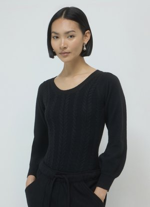 Calliope Strickpullover - noir