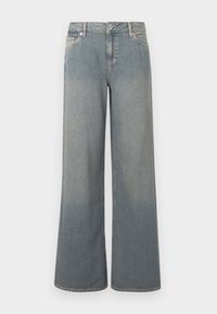 GOBANA - Wide leg - bright blue