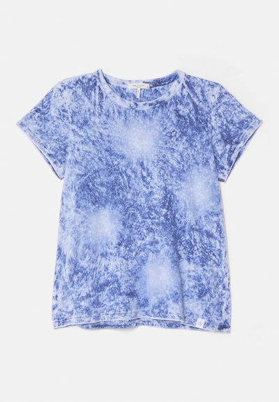 rag & bone SLUB TEE - Triko s potiskem - blue multi