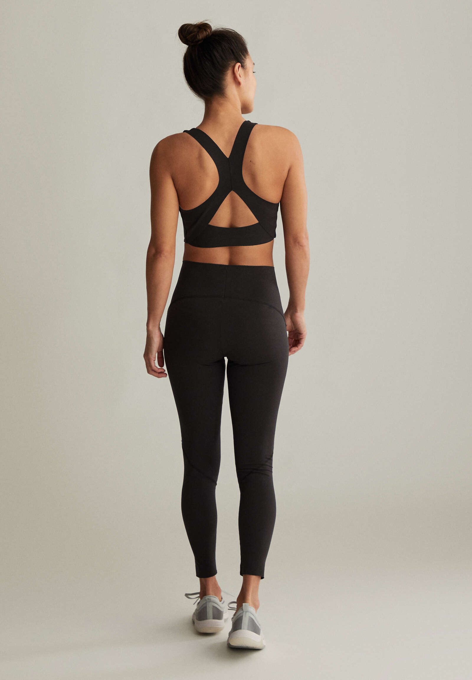 OYSHO COMPRESSIVE - Legging - black/zwart - Zalando.nl