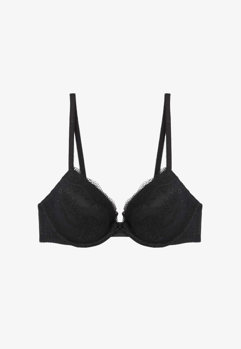 Reggiseno M&S Embrace Con Ferretto, Pizzo Floreale Nero – Taglie Forti 36G/38G - Foto 2
