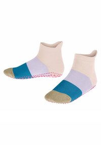 FALKE Colour Block - Chaussettes - peach whip