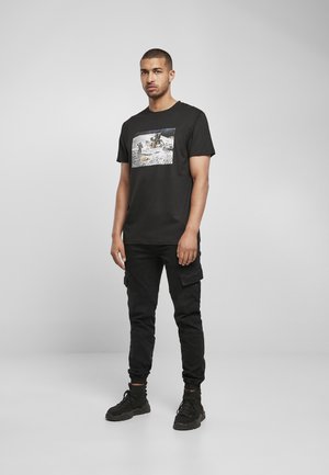 Print T-shirt - black