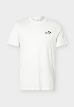 Puma, 2 COLOR SMALL NO. 1 LOGO TEE - Обикновена тениска - warm white