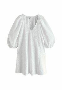 Next EMBROIDERED - REGULAR FIT - Robe de jour - white