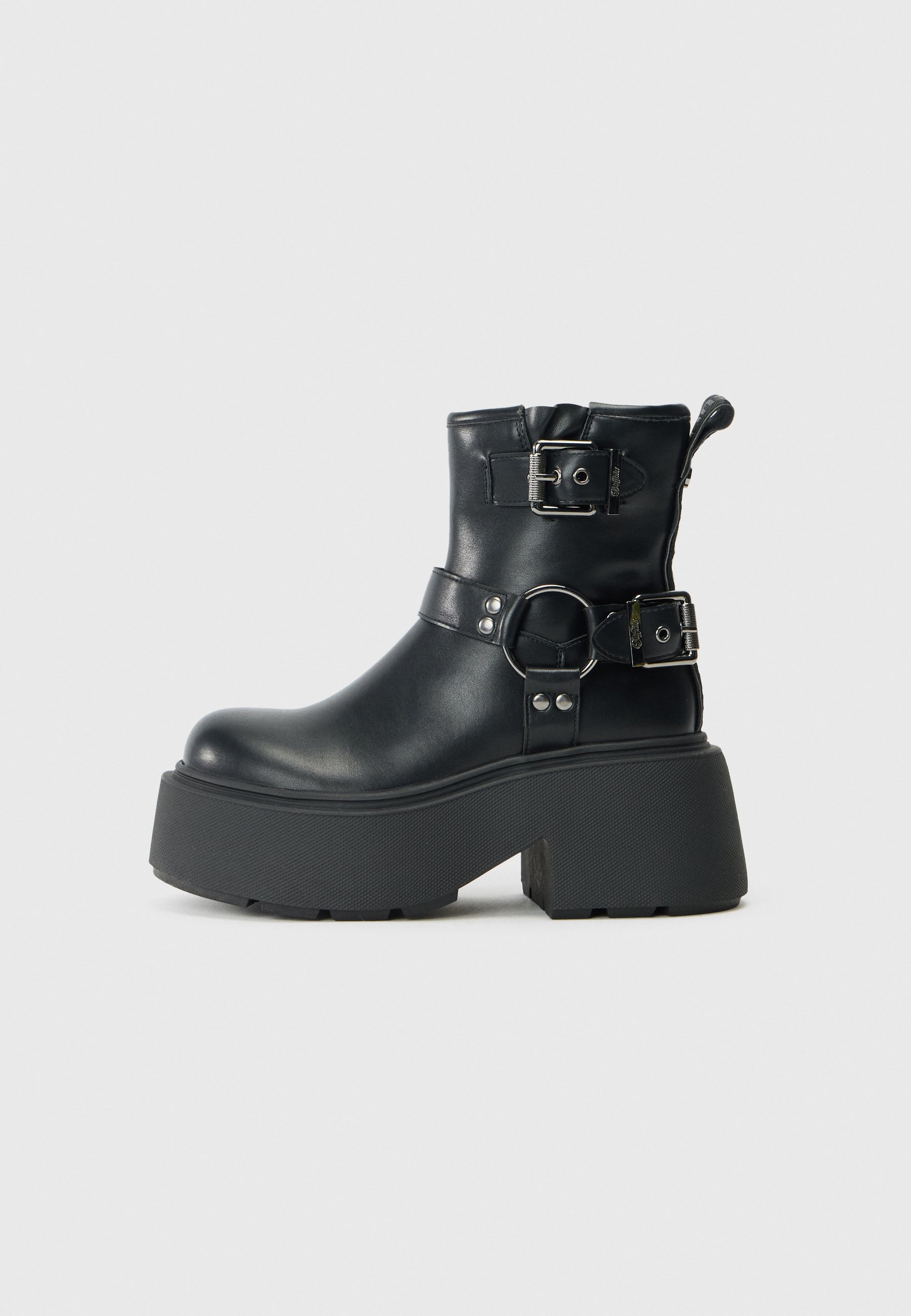 Buffalo VICIOUS - Cowboy/biker ankle boot - black - Zalando.co.uk
