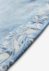 Next EMBROIDERED - Džíny Straight Fit - mid blue
