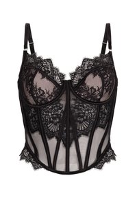 HUNKEMÖLLER  - Light support sports bra - black