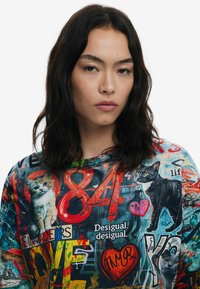 Desigual GRAFFITI - Sportska majica - black