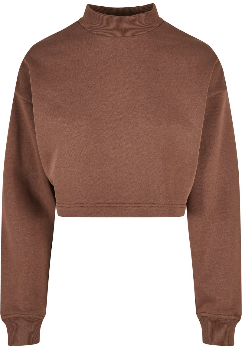 Damen Sweatshirts | Urban Classics OVERSIZED HIGH NECK CREW Sweatshirt bark/braun - GO66884 Damen Sweatshirts | Urban Classics OVERSIZED HIGH NECK CREW Sweatshirt bark/braun - GO66884
