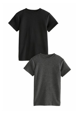 THERMAL SHORT SLEEVE 2 PACK - T-shirt basic - black charcoal grey