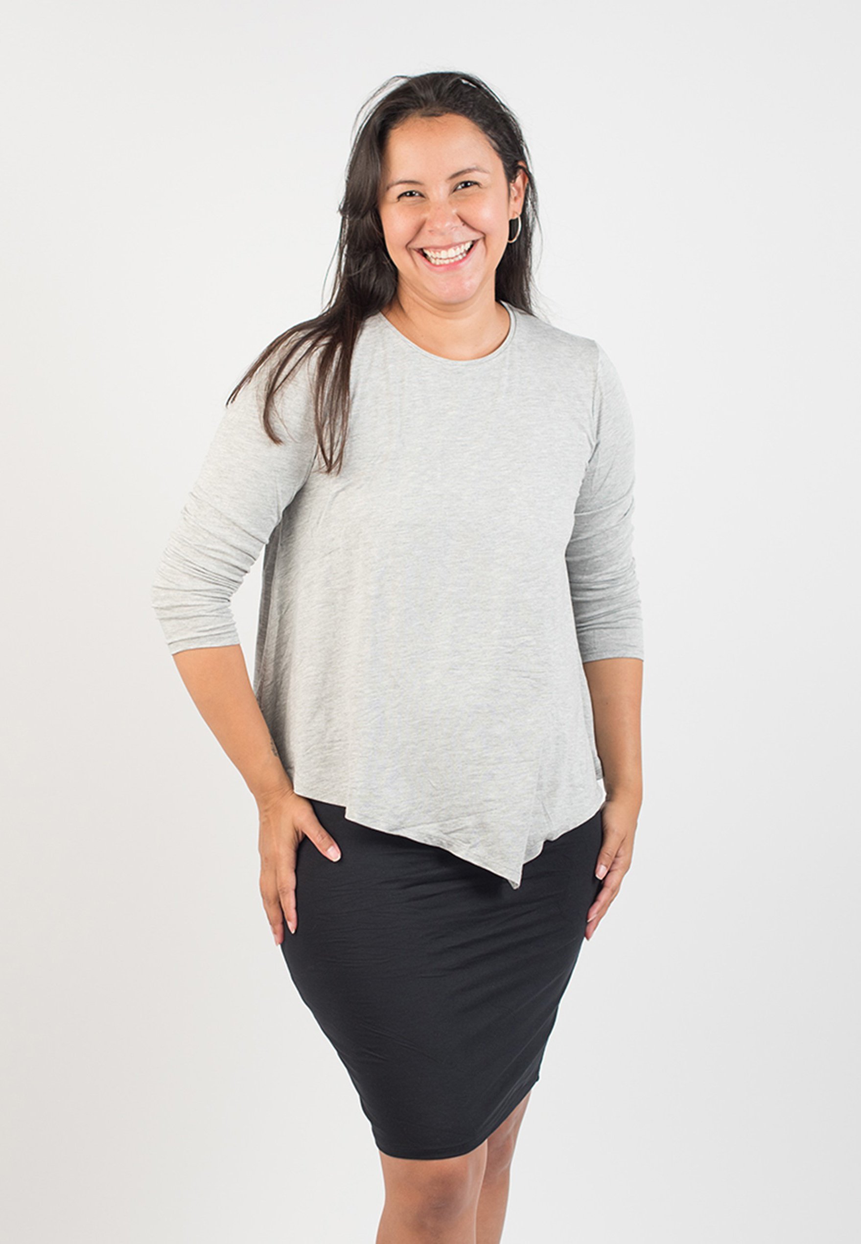 6643 # Pierna Divide 9/10 Denim Vaqueros De Matern... - Grandado