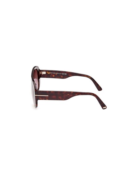 Tom Ford CECIL - Sunglasses - marrone chiaro borgogna sfumato