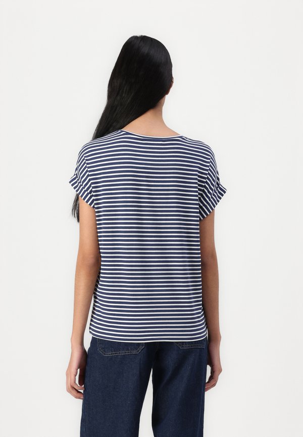 MOSTER STRIPE S/S NOOS - Print T-shirt - naval academy2