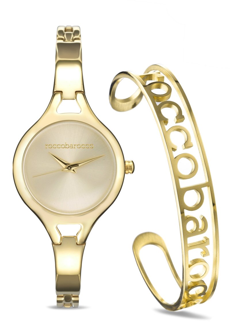 Roccobarocco - RB BANGLE SET - 28 MM - Laikrodis - gold-coloured, Padidinti