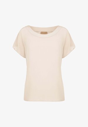 Falconeri, BOAT-NECK - T-Shirt basic - Natural