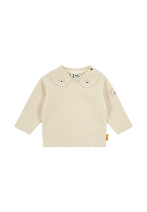 Steiff, SWEATSHIRT WOOF & FLUFF - Jumper - whitecap gray melange