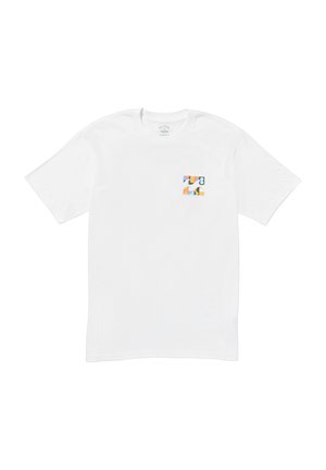 Billabong CRAYON WAVE - T-shirt imprimé - white