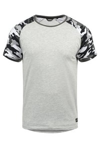 SDCahil - T-shirt con stampa - light grey melange
