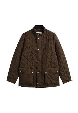 GANT, CLASSIC QUILTED MID JACKET - Giacca da mezza stagione - black brown