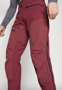 Norrøna FJØRÅ PANTS - Biciklističke hlače - tawny port
