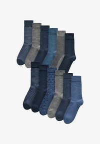 Ausgewählt, navy blue grey pattern