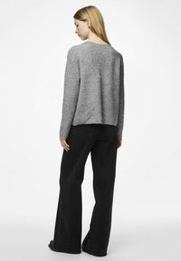 Pieces PCSILLY - Adīta jaka - medium grey melange