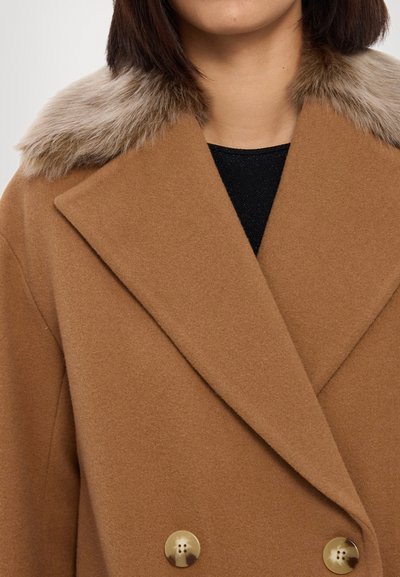 STUDIO ID DAYOUNG COAT - Klassischer Mantel - camel/toscana honey