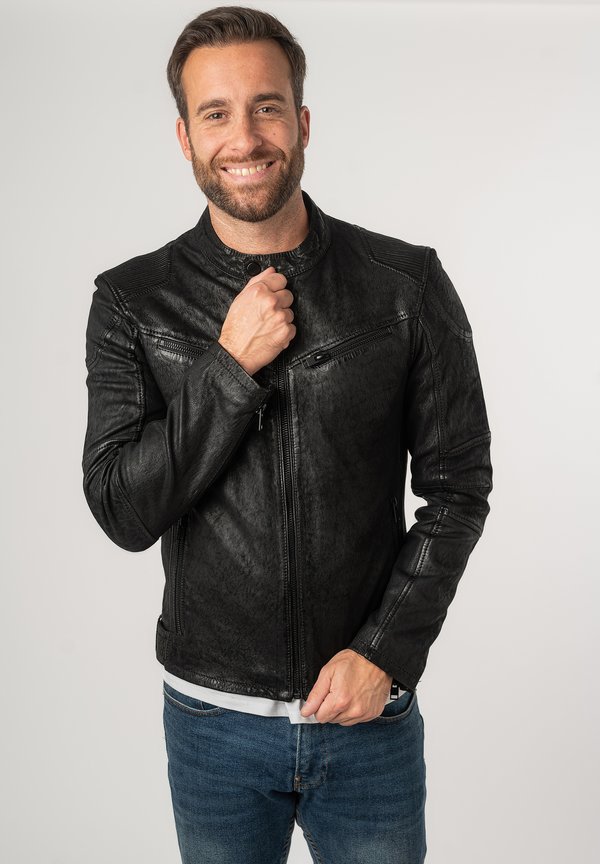 Lederjacke