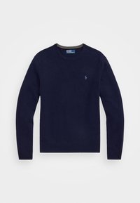 WOOL CREWNECK SWEATER - Svetr - hunter navy