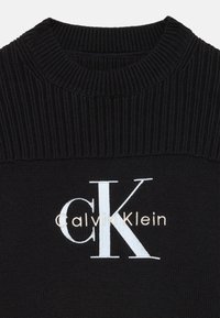 Calvin Klein Jeans MONOLOGO SWEATER - Pullover - black