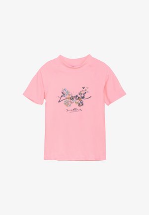 T-Shirt print - salmon rose