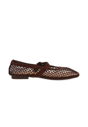 Luna Collection, IDEAL SHOES - Bailarinas con hebilla - marrón