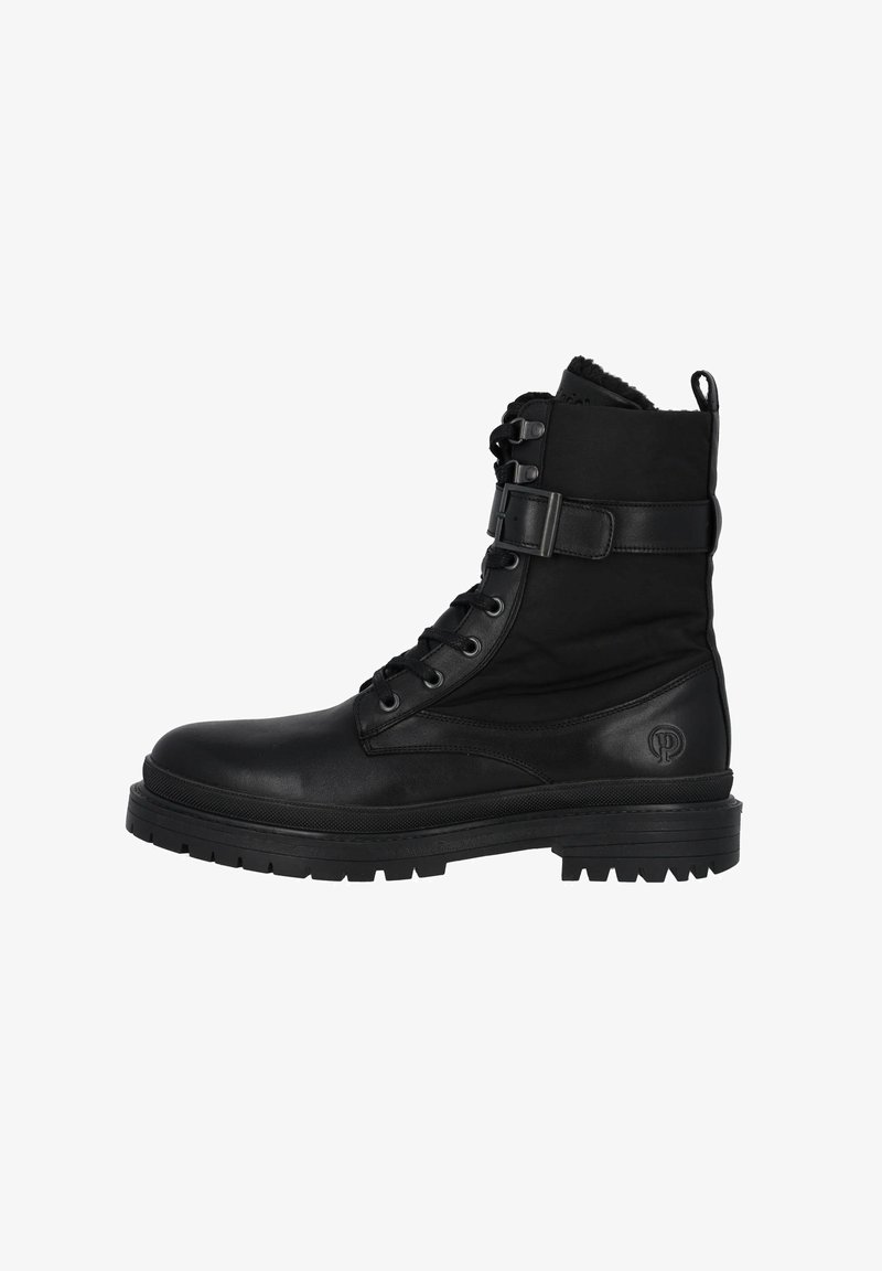 Palado Botas con cordones - schwarz