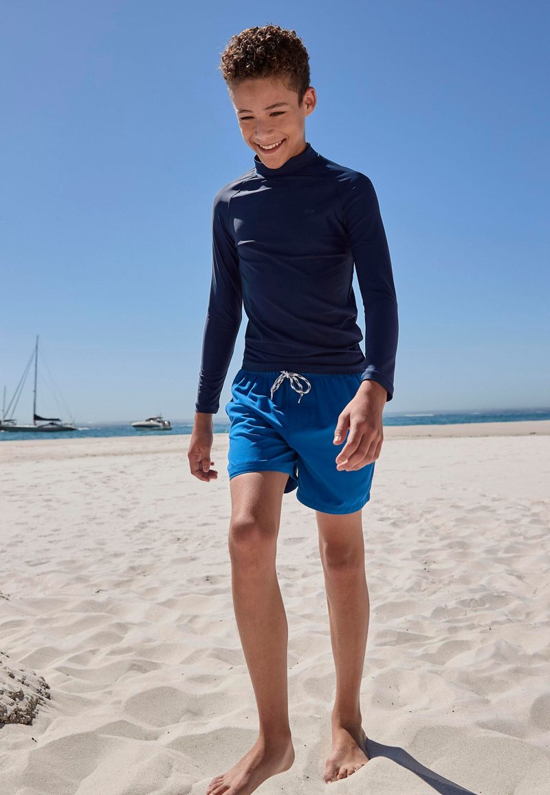 Next NAVY LONG SLEEVE RASH VEST - Védőfelső - blue