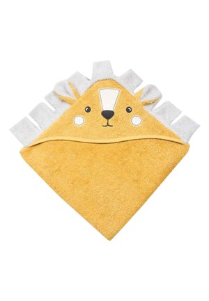 LION FIGURED - Kylpypyyhe - mustard yellow