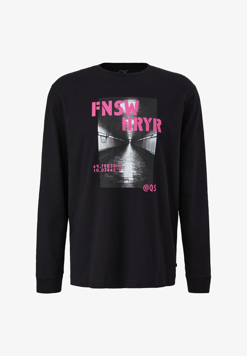 QS MIT FRONT UND RÜCKEN - Longsleeve - schwarz