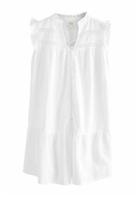 Next FRILL DETAIL INSERT MINI - Blusenkleid - white