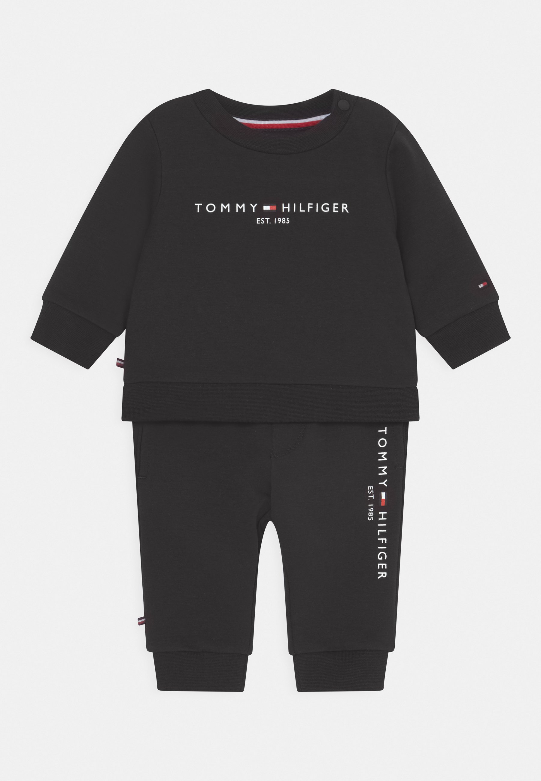Tommy Hilfiger BABY ESSENTIAL SET - Trainingspak - black/zwart - Zalando.nl