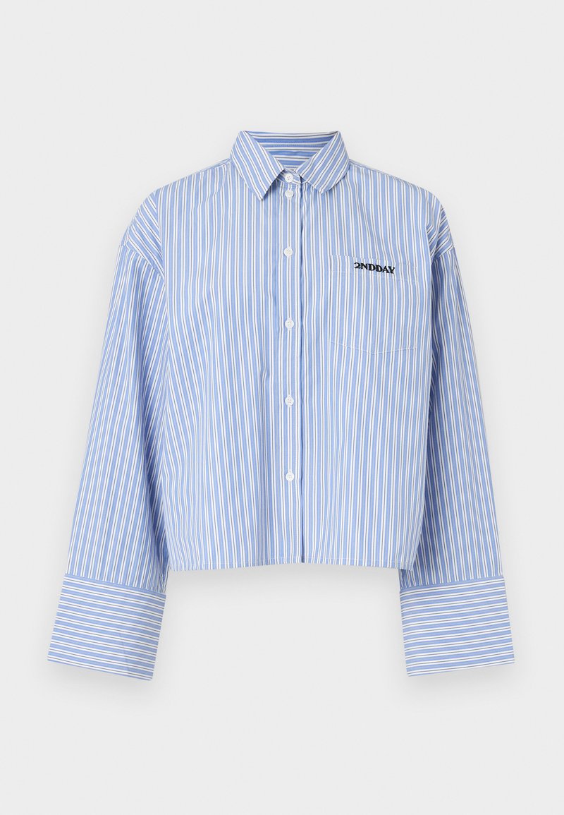 2nd Day Overhemdblouse blauw 2nd Day Overhemdblouse blauw