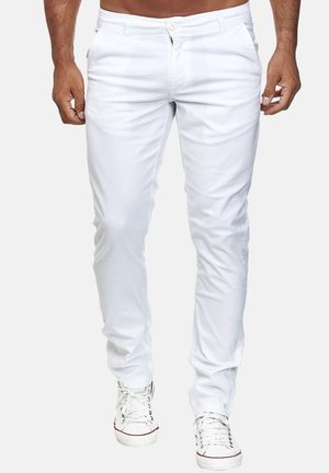 Pantalones chinos - weiß