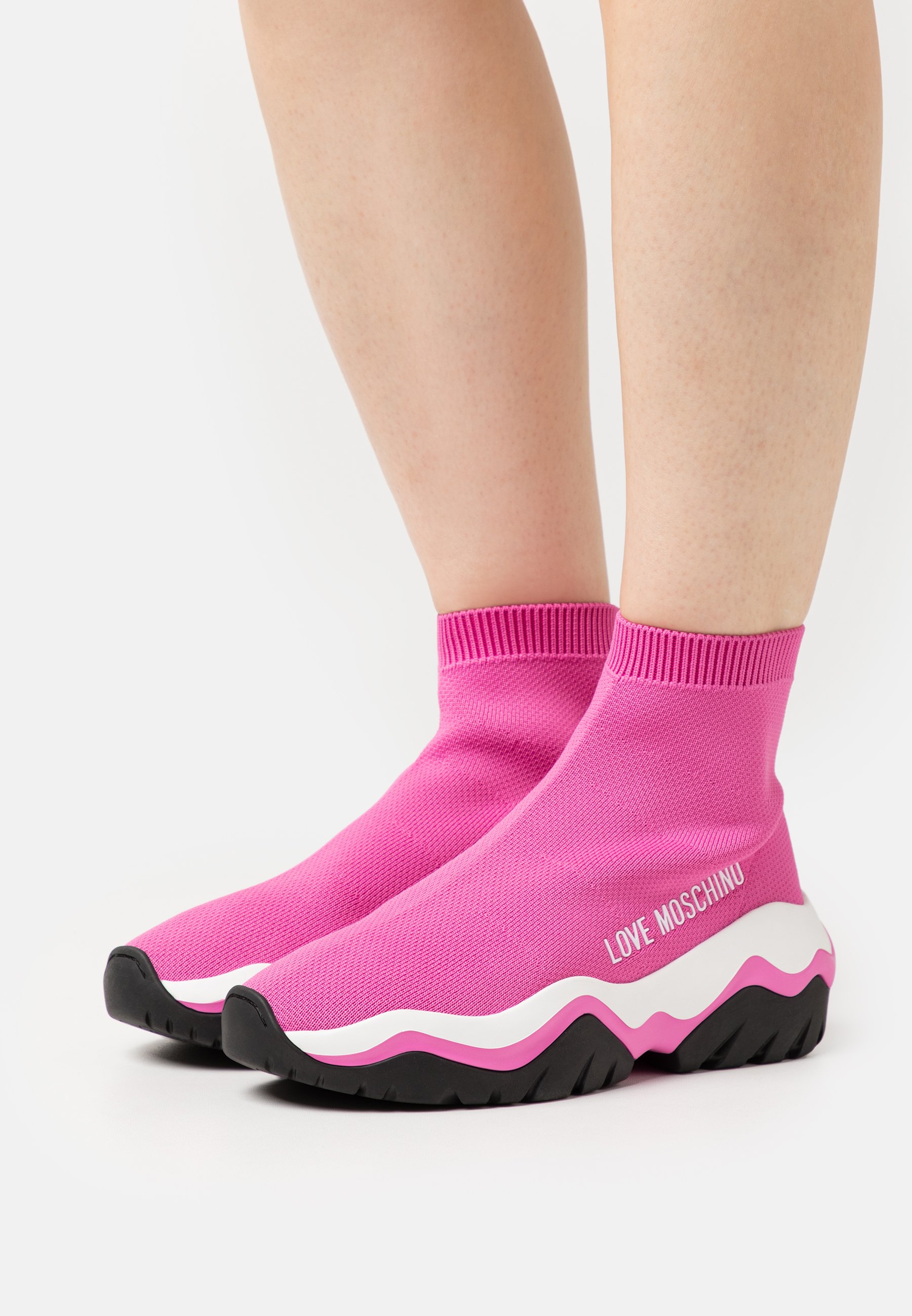 scarpe a calzino moschino