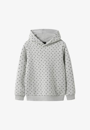 REGULAR FIT - Džemperis su gobtuvu - light grey melange